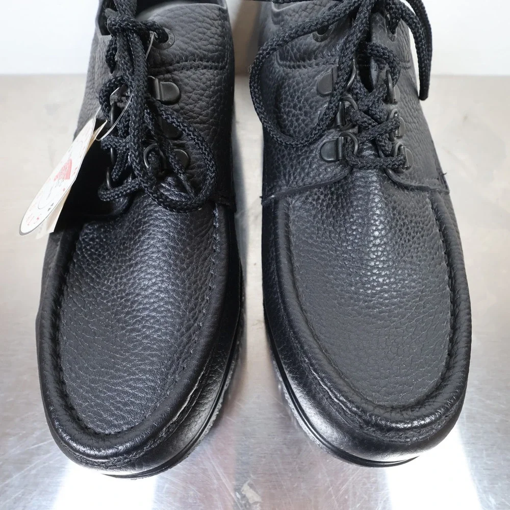 Red Wing 8624 Oxford Shoes Mens 9.5 D Black Leather Vintage USA Deadstock Work